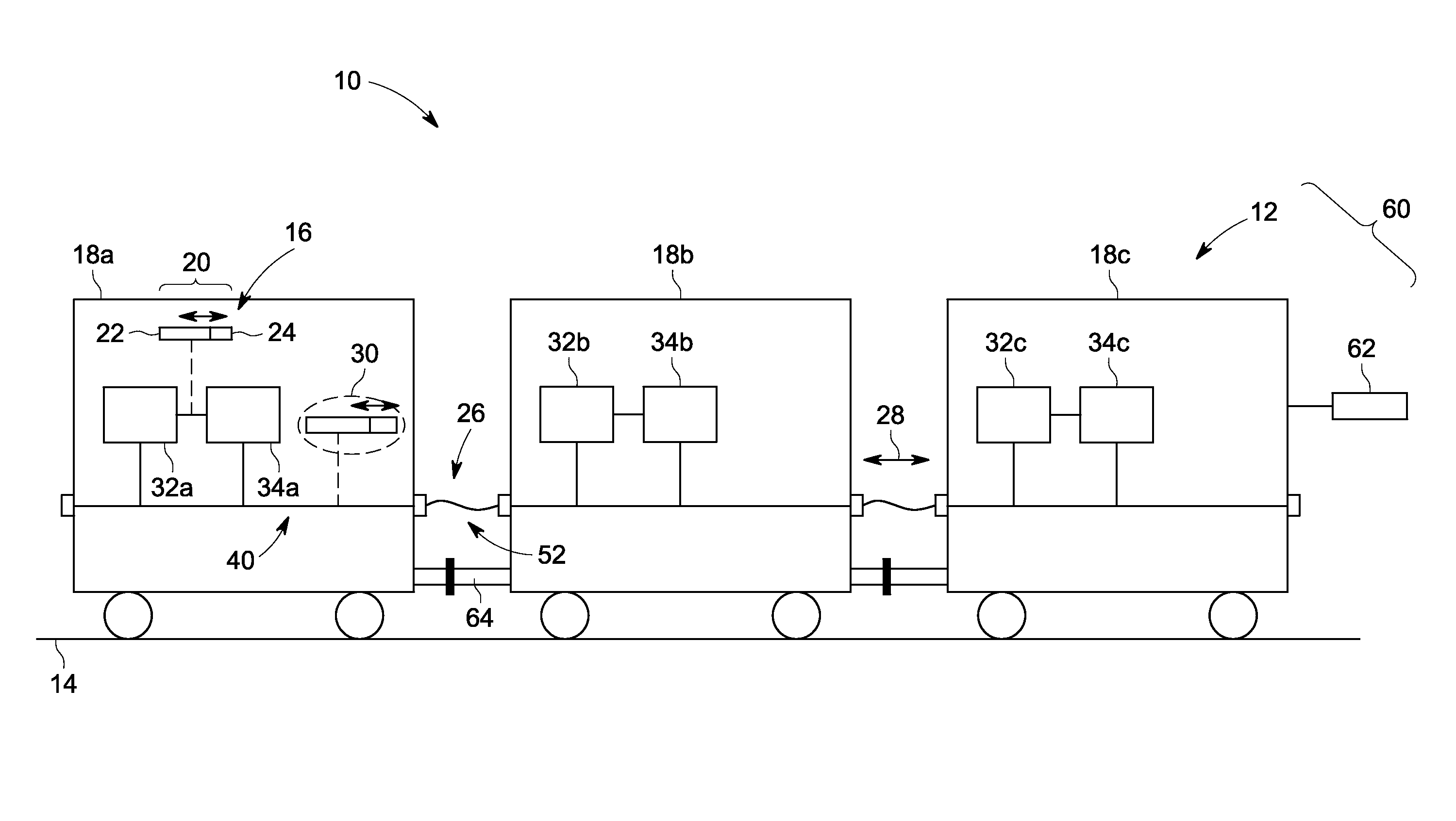 System and method for communicating data in a train having one or more locomotive consists