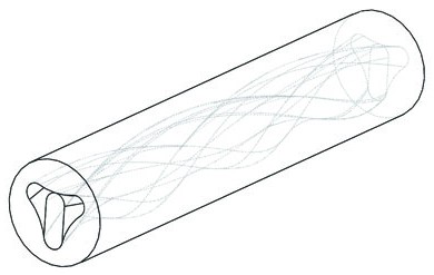 Internally meshed double-screw pump