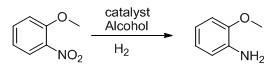 Method for preparing o-anisidine by catalytic hydrogenation