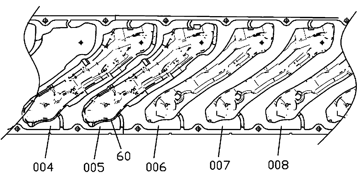 Process for forming side boards of backrests of automobile seats