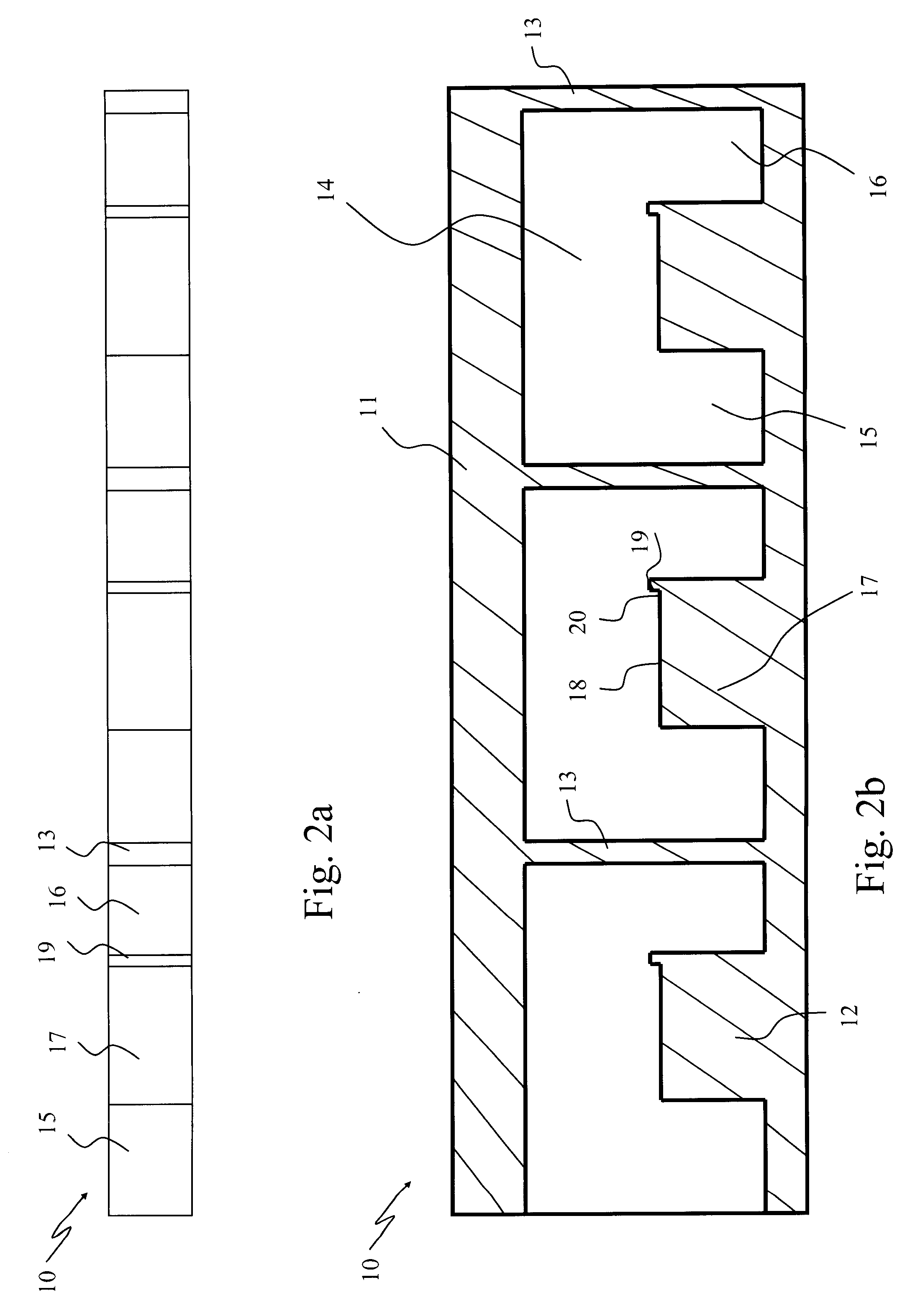 High power diode laser having multiple emitters and method for its production