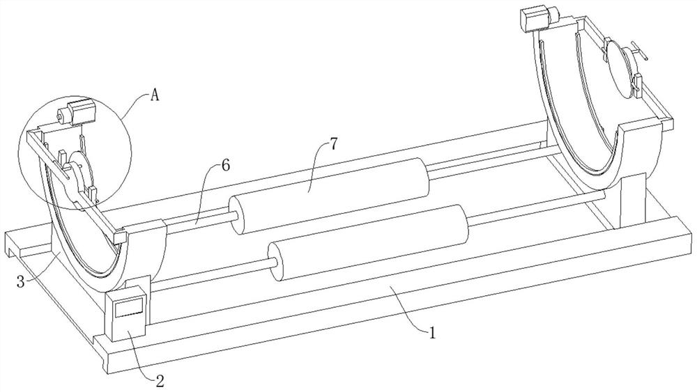 A steel cage processing mold