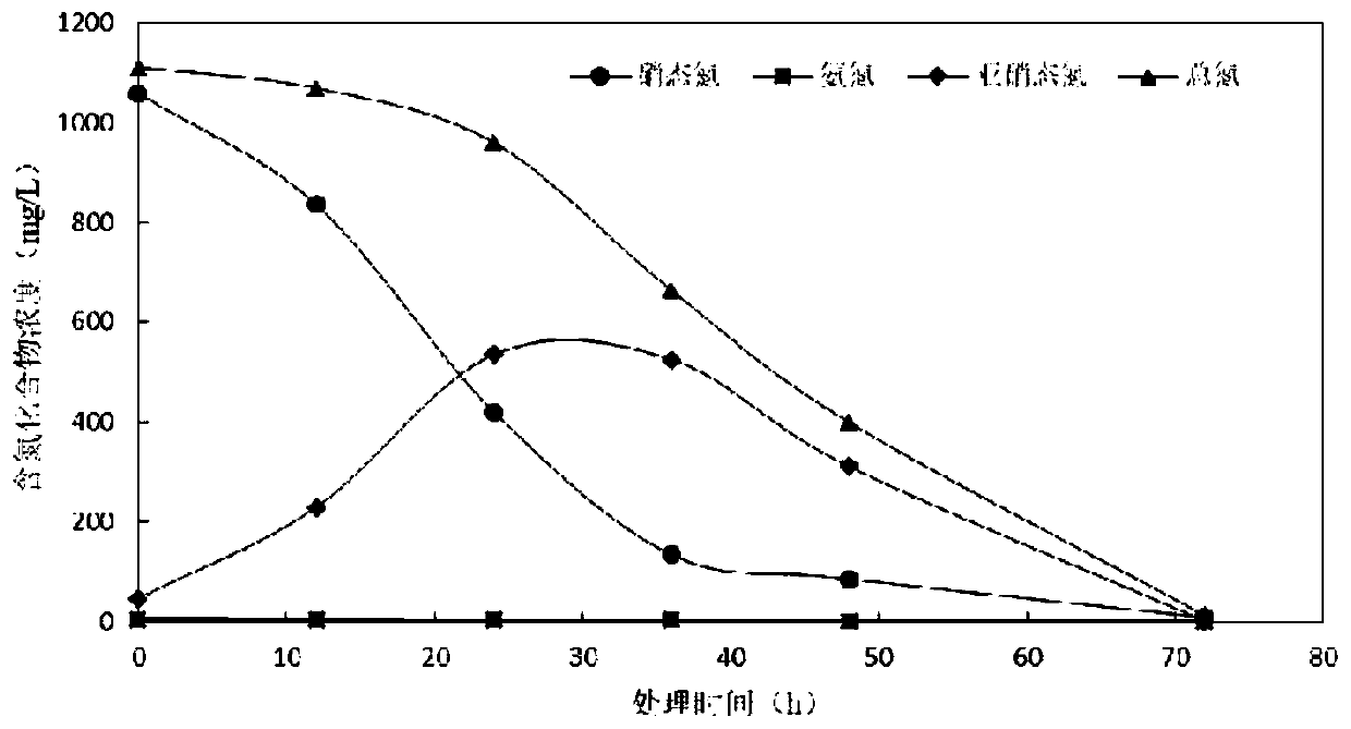 A kind of Pseudomonas balearicum and its application in treating landfill leachate membrane concentrate