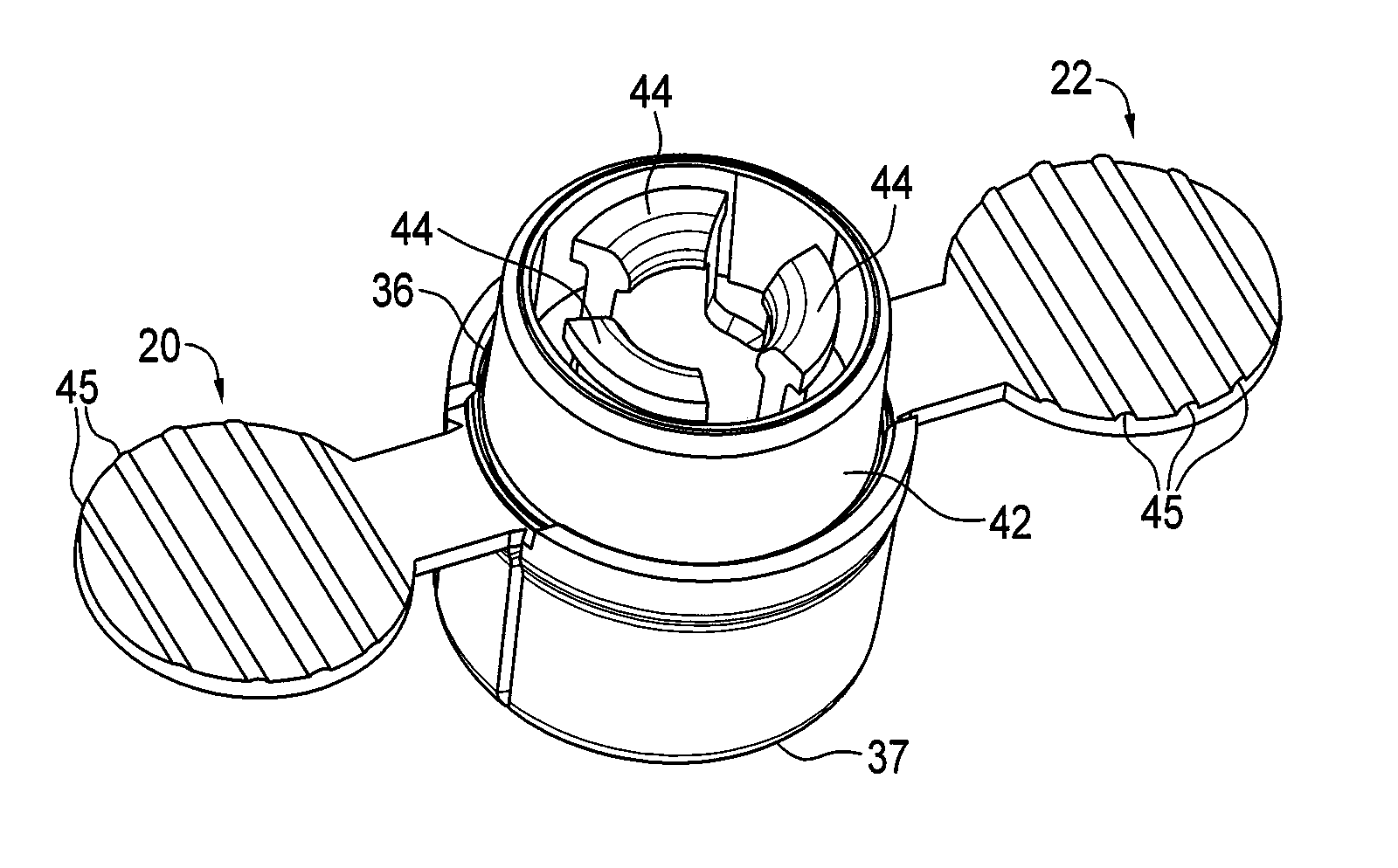 Article and method for fabricating an applicator tip assembly for a skin formulation applicator