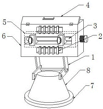 Absorption portable bracket for electronic products