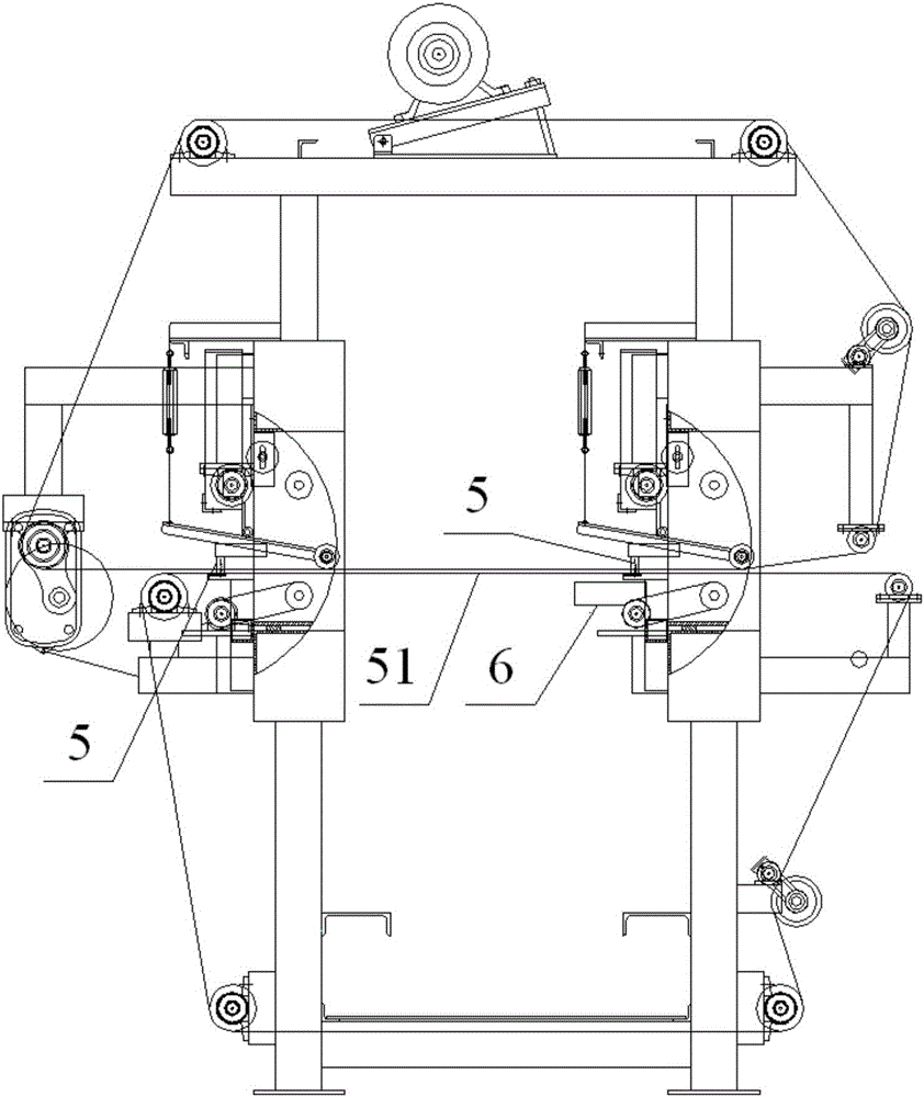 Automatic error correction multi-head quilting machine