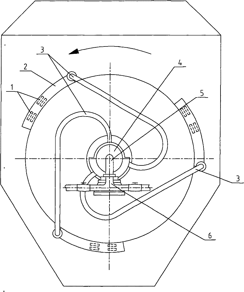 Recovery device for condensed water