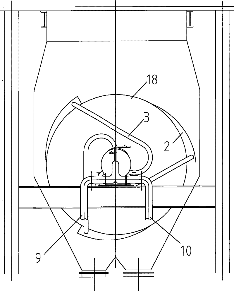 Recovery device for condensed water