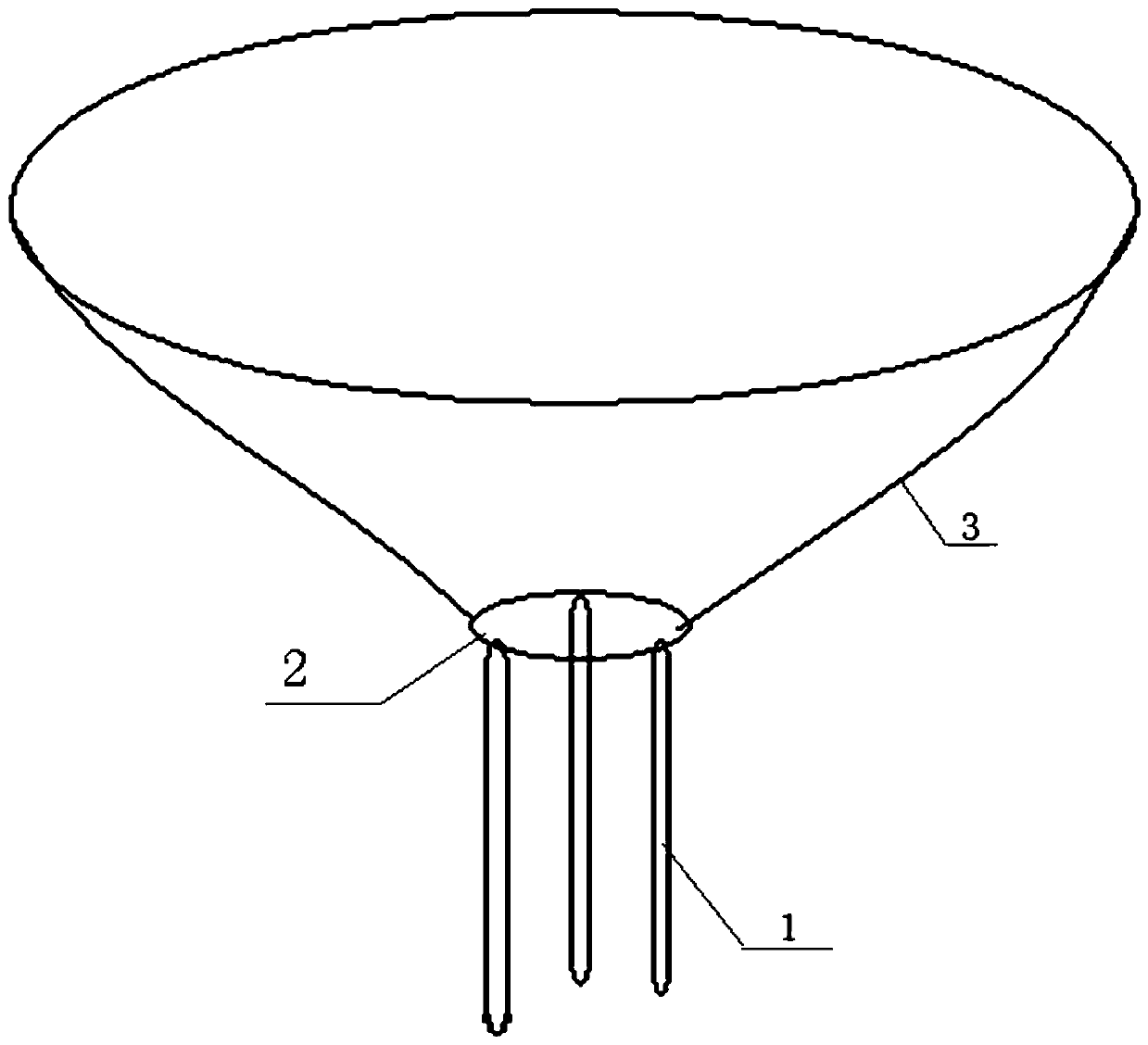 Umbrella for preventing bird excrement and collecting rainwater and bird excrement