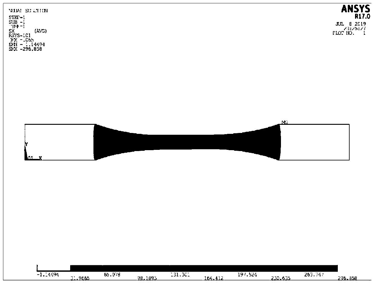 Optimal design method for off-axis tensile test piece of one-way ceramic matrix composite