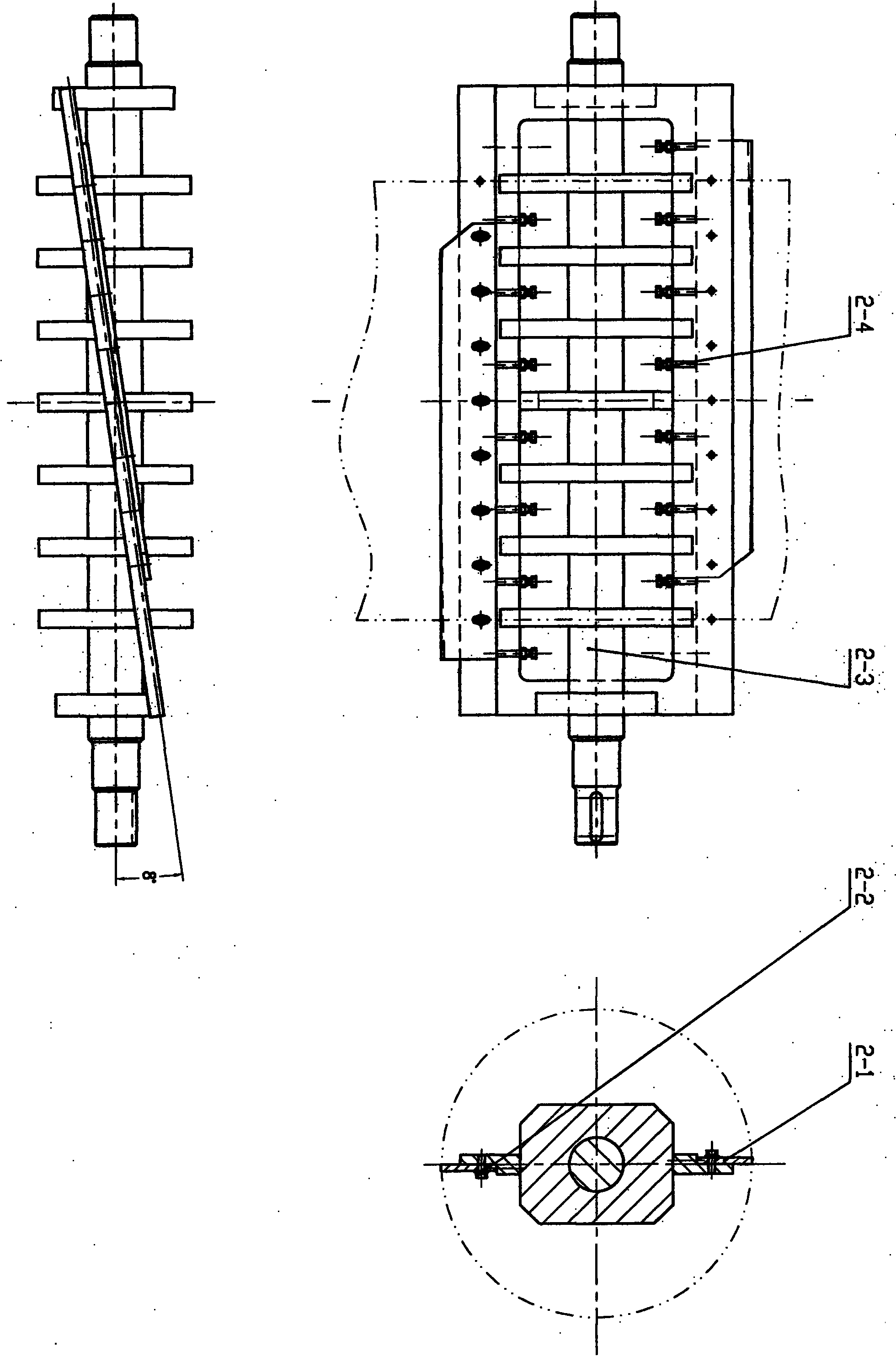 Hob type film cutting device