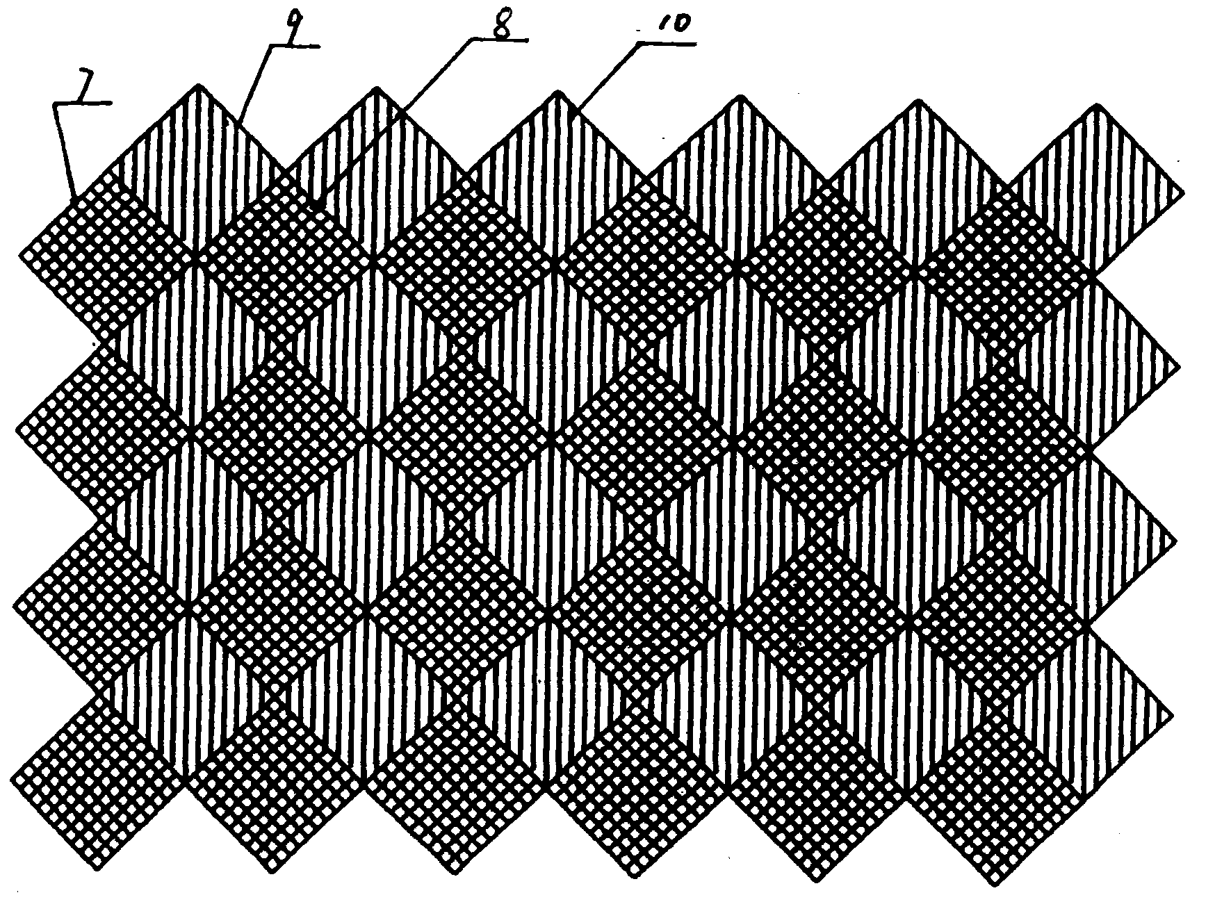 Tridimensional spunlace jacquard nonwoven cloth dishcloth