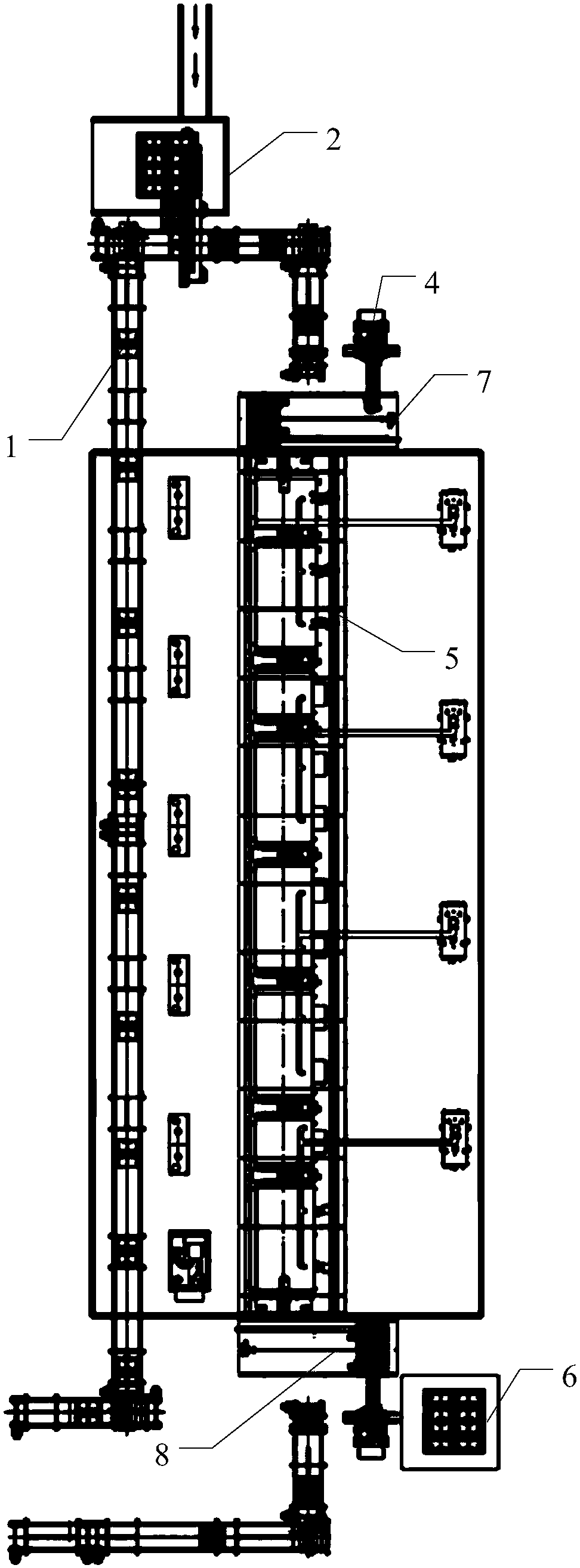 High vacuum intelligent tunnel baking line