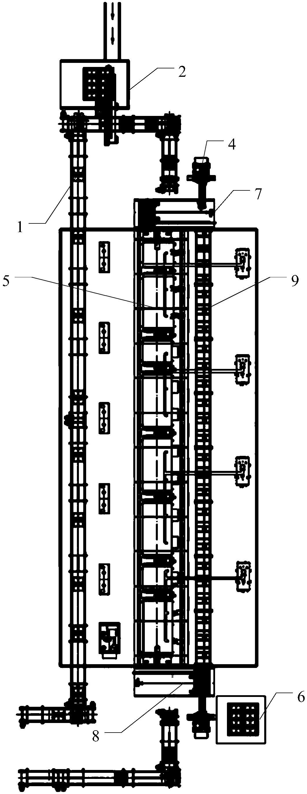 High vacuum intelligent tunnel baking line