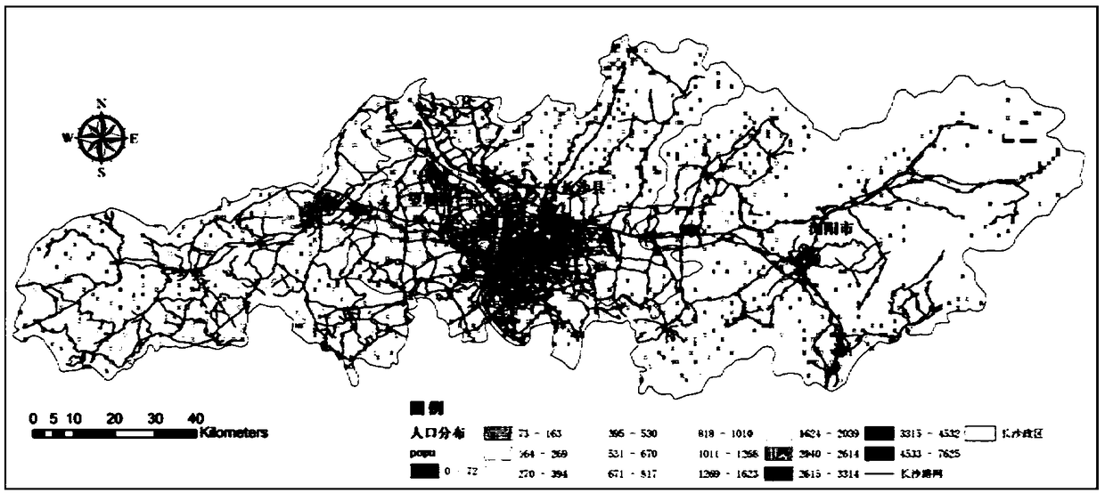 Dynamic prediction method and device for urban fine population distribution based on depth learning