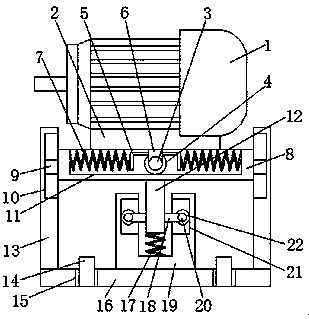 Damping and noise reduction motor