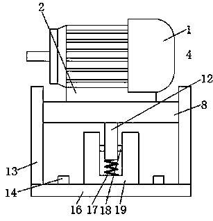 Damping and noise reduction motor