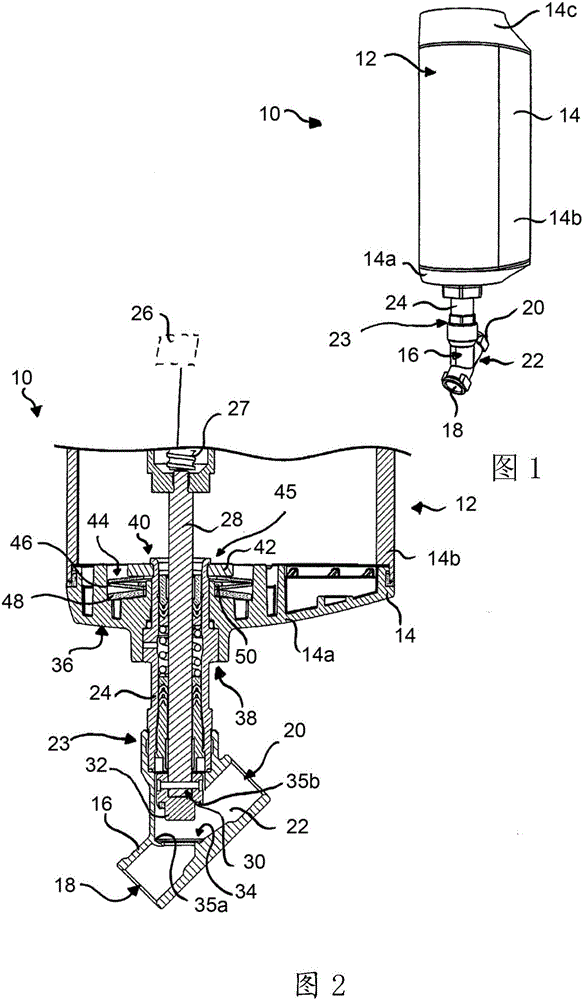 Linear valve drive and valve