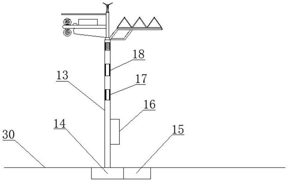 Multifunctional intelligent integrated LED street lamp