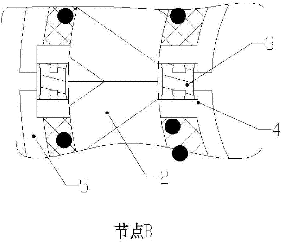 A kind of waterproof rubber device of open-type CT power-taking device