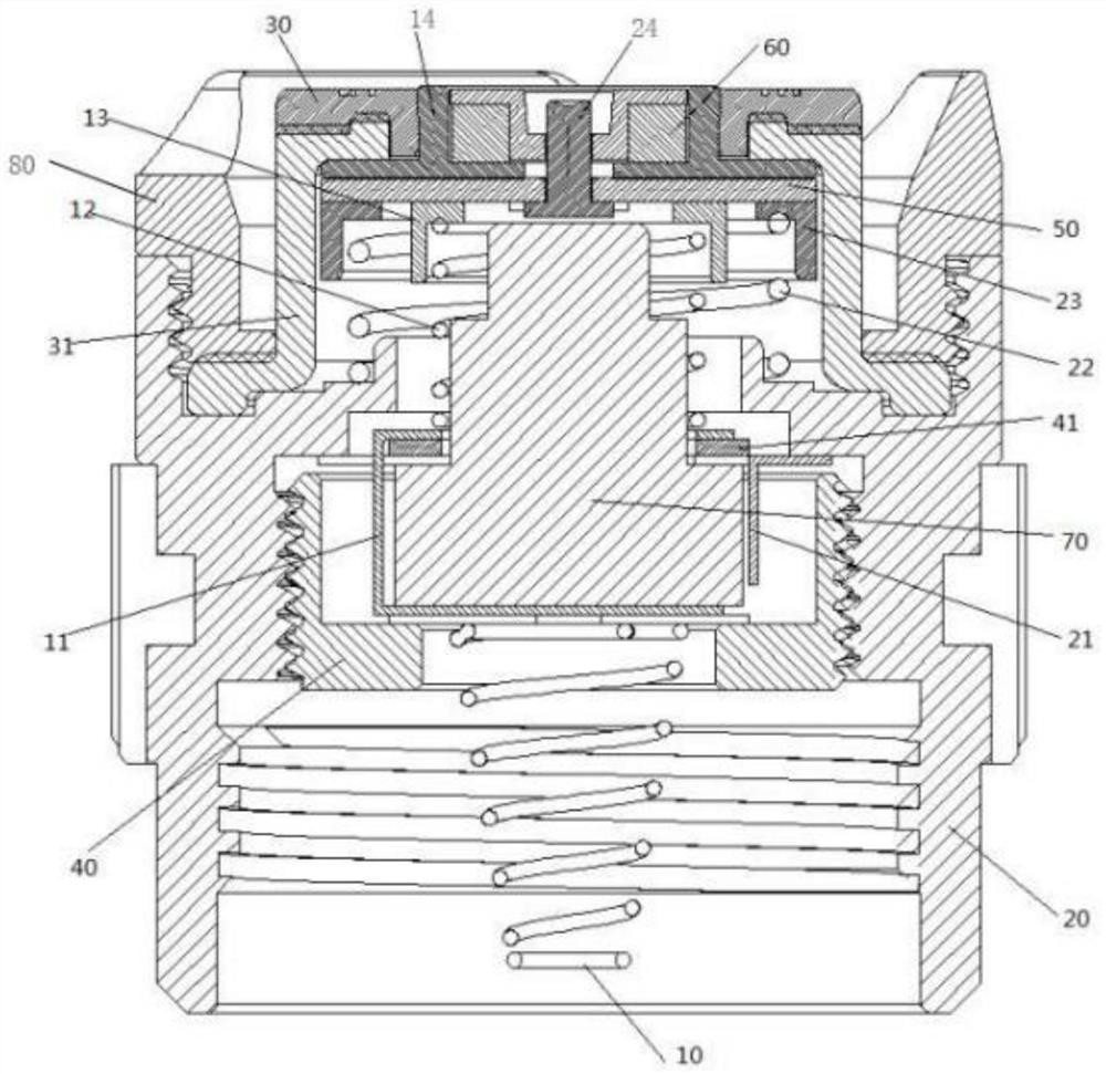 Integrated magnetic suction direct charging tail button lighting device