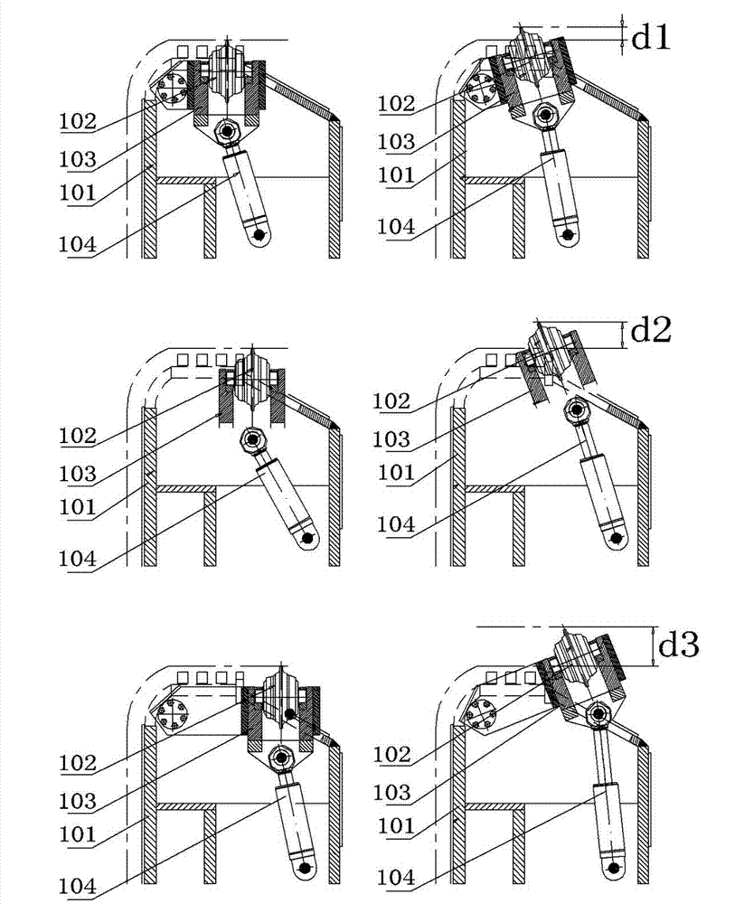 Pipe segment diameter adjustable hard rock tunneling machine adopting double-layer supporting mode and construction method thereof