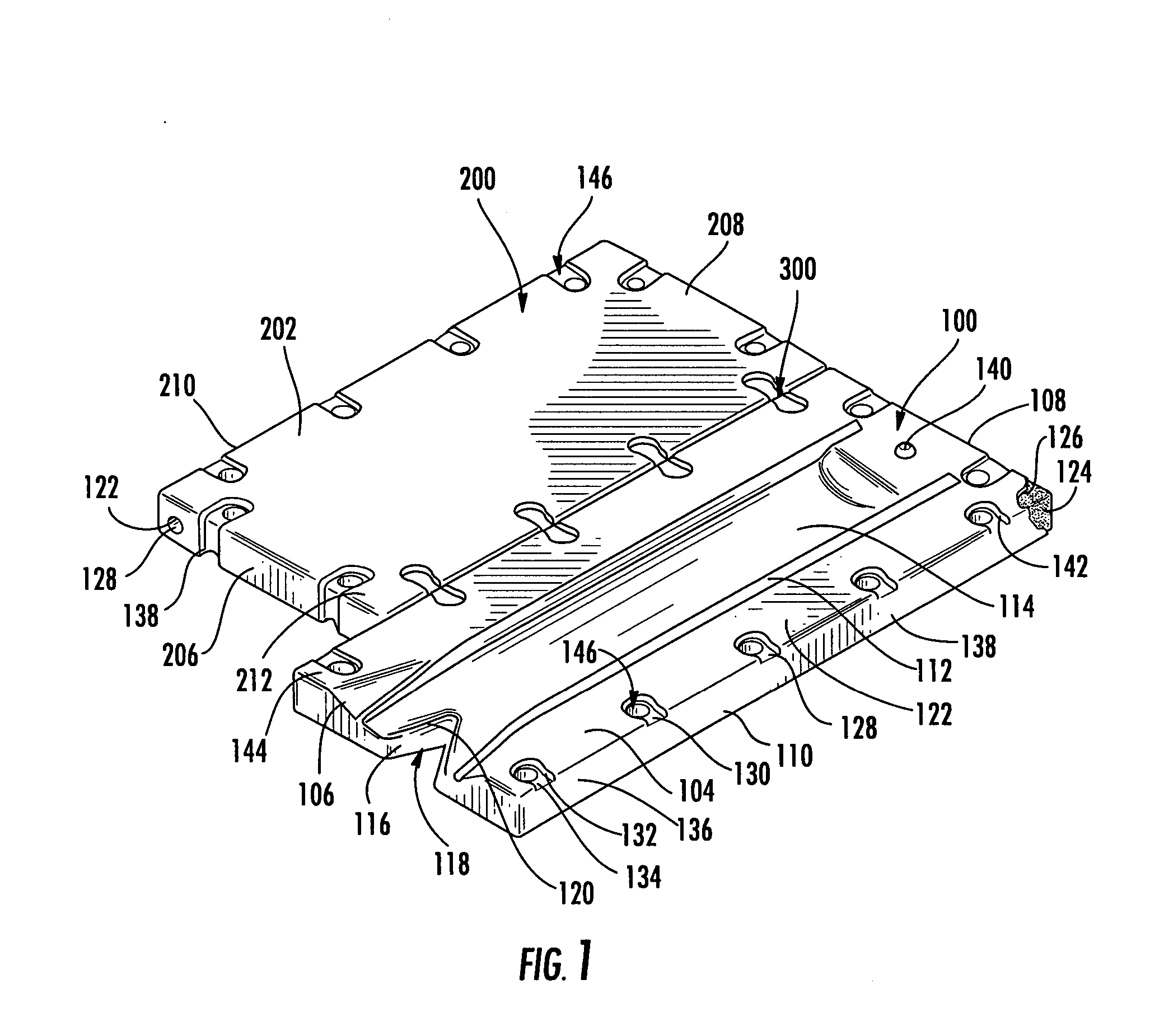 Connecting link assembly and socket arrangement for assembly of floating drive-on dry docks