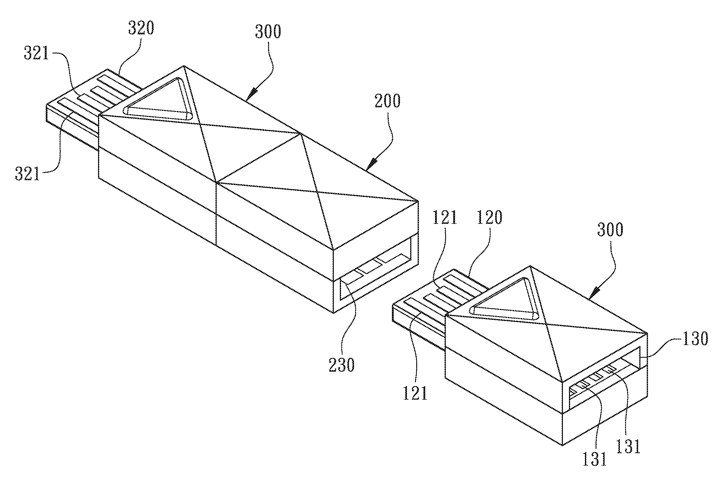 Method for employing USB record carriers and a related module