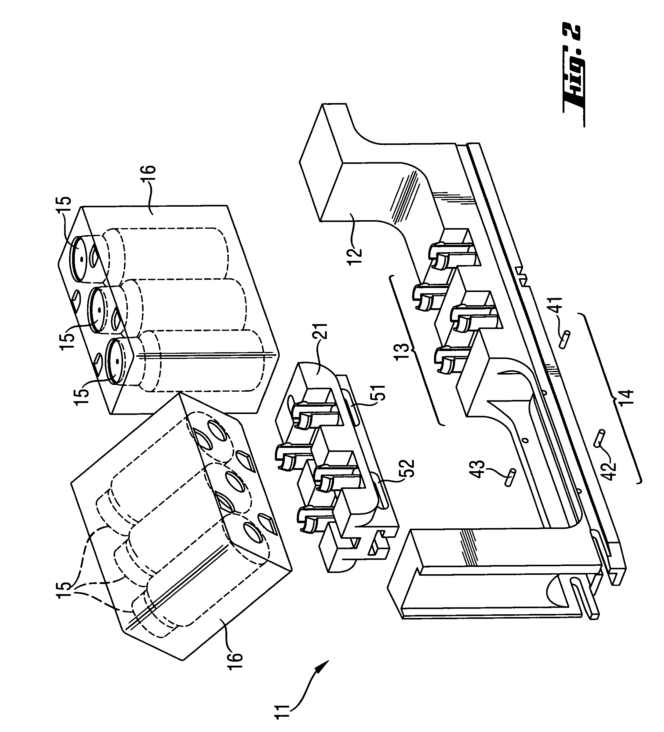 Rack for analyzer and analyzer comprising such a rack