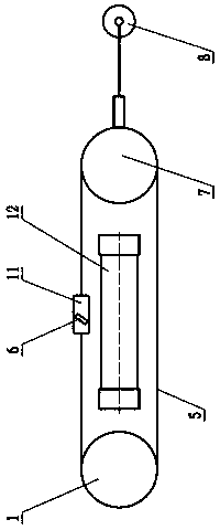 Wireless video patrol inspection device of belt conveyor