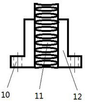 Oilfield high-pressure water injection pump disc moving device and using method