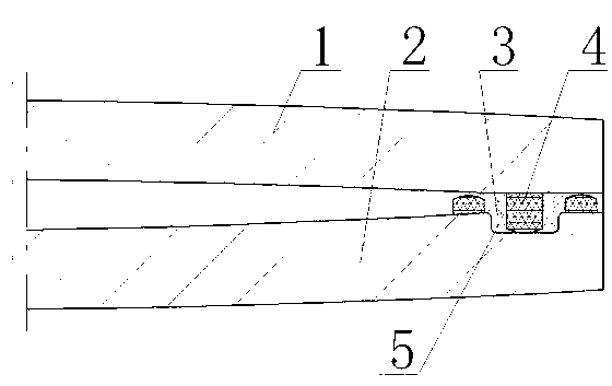 Convex surface vacuum glass welded by using glass welding material in microwave welding manner and provided with strip frame edge sealing and ditch groove edge sealing, and manufacturing method thereof