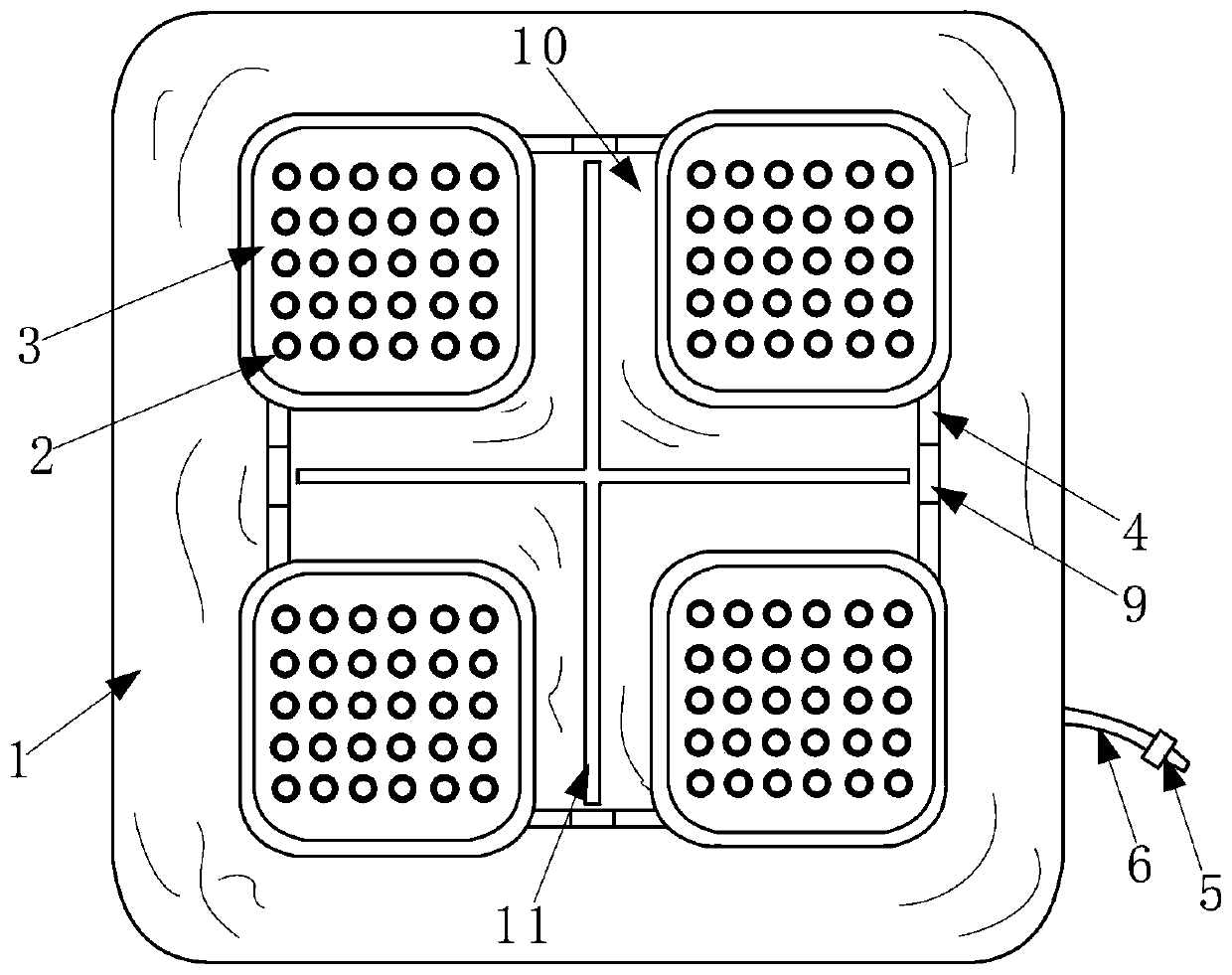 Moldable 3D guiding template for particle transplanting