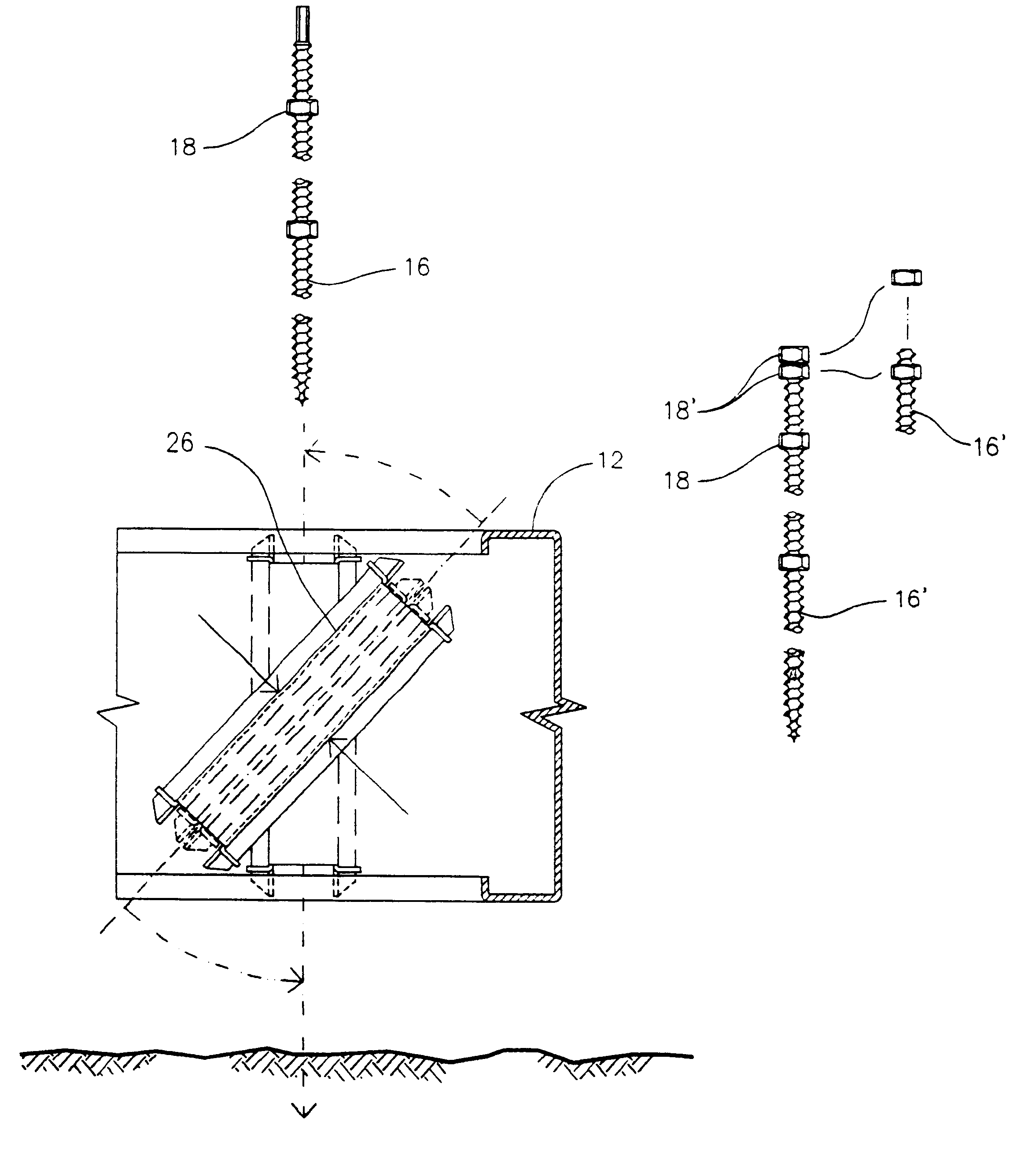 Versatile threaded construction stake usable to anchor and/or support construction forms, including concrete slab foundation forming devices