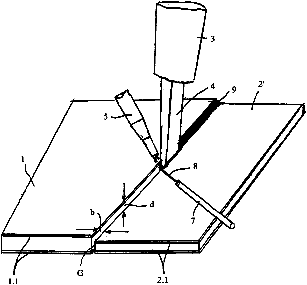 Laser welding method for producing a semi-finished sheet metal product from hardenable steel, comprising an aluminum- or aluminum-silicon-based coating