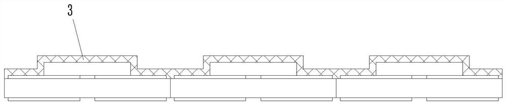 A kind of LED vacuum encapsulation process and vacuum pressing device