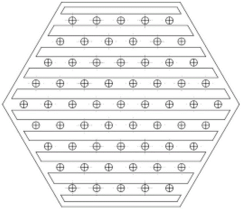 A liquid heavy metal cooling reactor fuel assembly