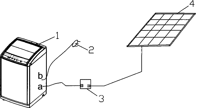 Method for detecting and controlling power supply of washing machine