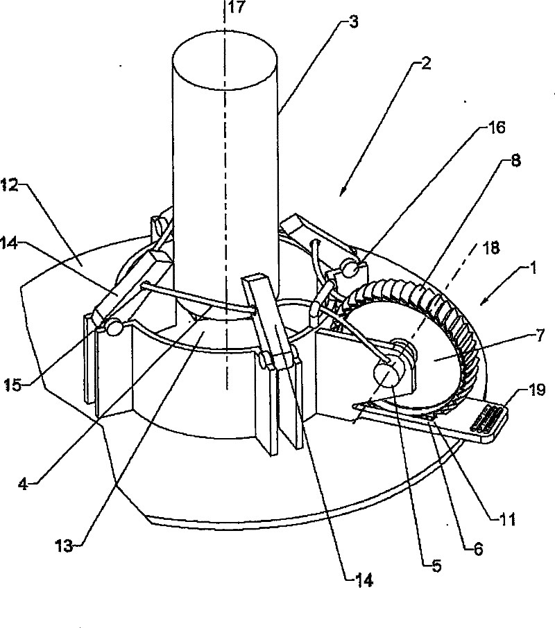 Clamping devices and brackets with clamping devices