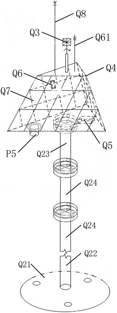 Method and system of measuring length of dry beach of tailing pond