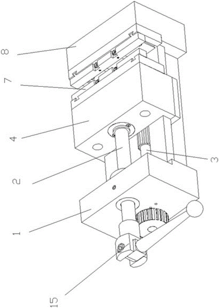 Parallel vice with adjustable sizing blocks