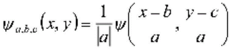 Image processing method based on wavelet transform