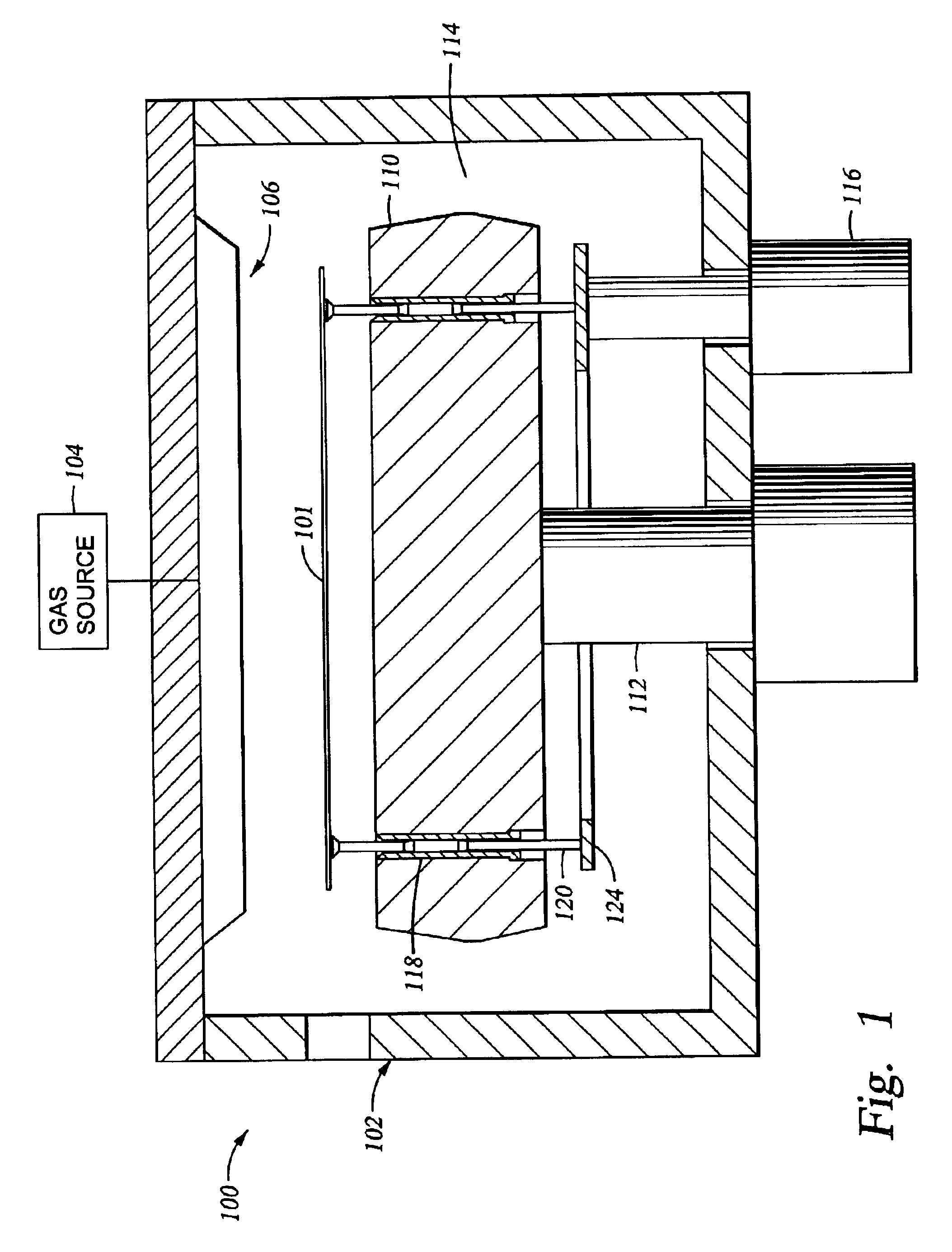 Reduced friction lift pin