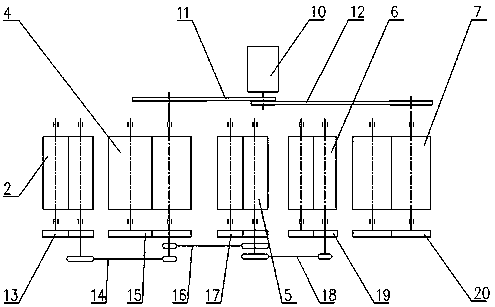 Automatic decorticator for ramie