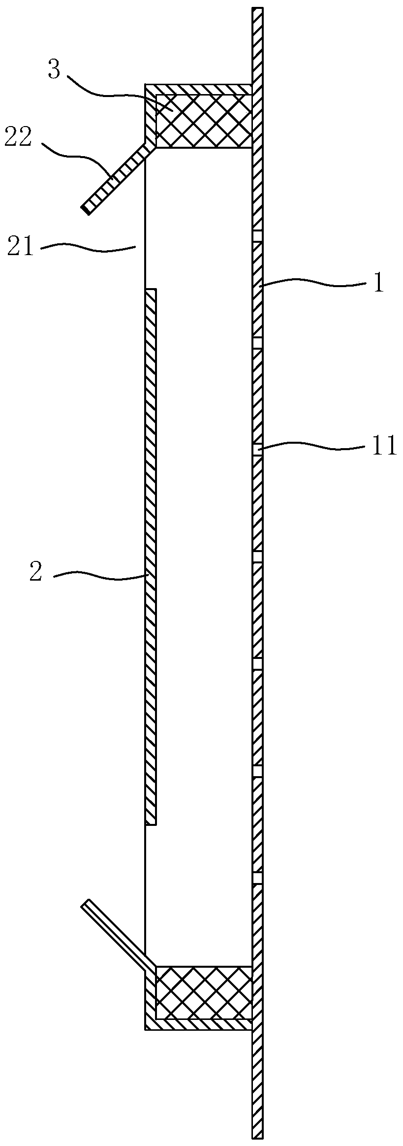 Protective Cover Device for Reducing Wind Noise of Elevator Car Front Riser