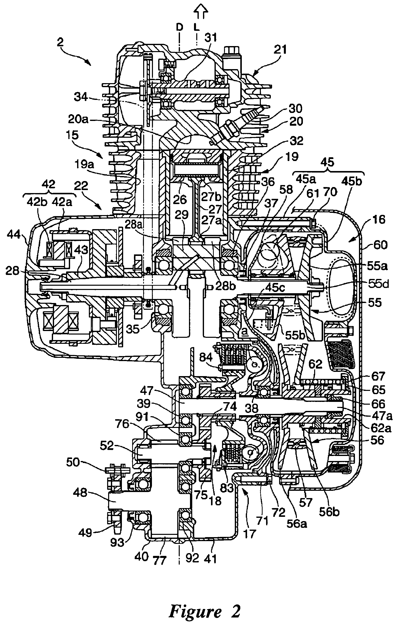 Saddle-type vehicle and engine
