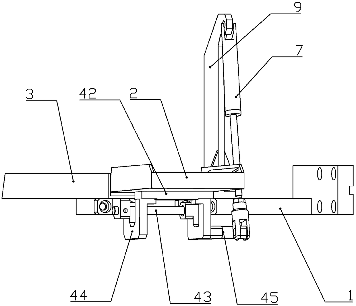 Manufacturing process of machine tool material receiving device