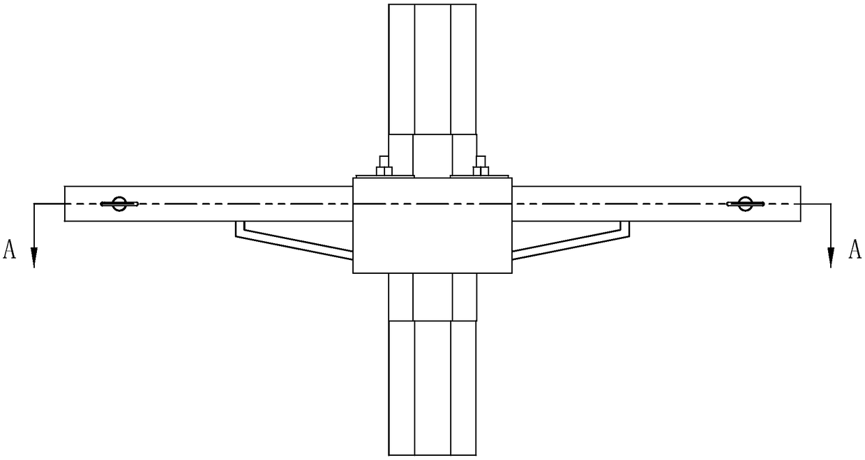 Support frame for installing overhead transmission lines