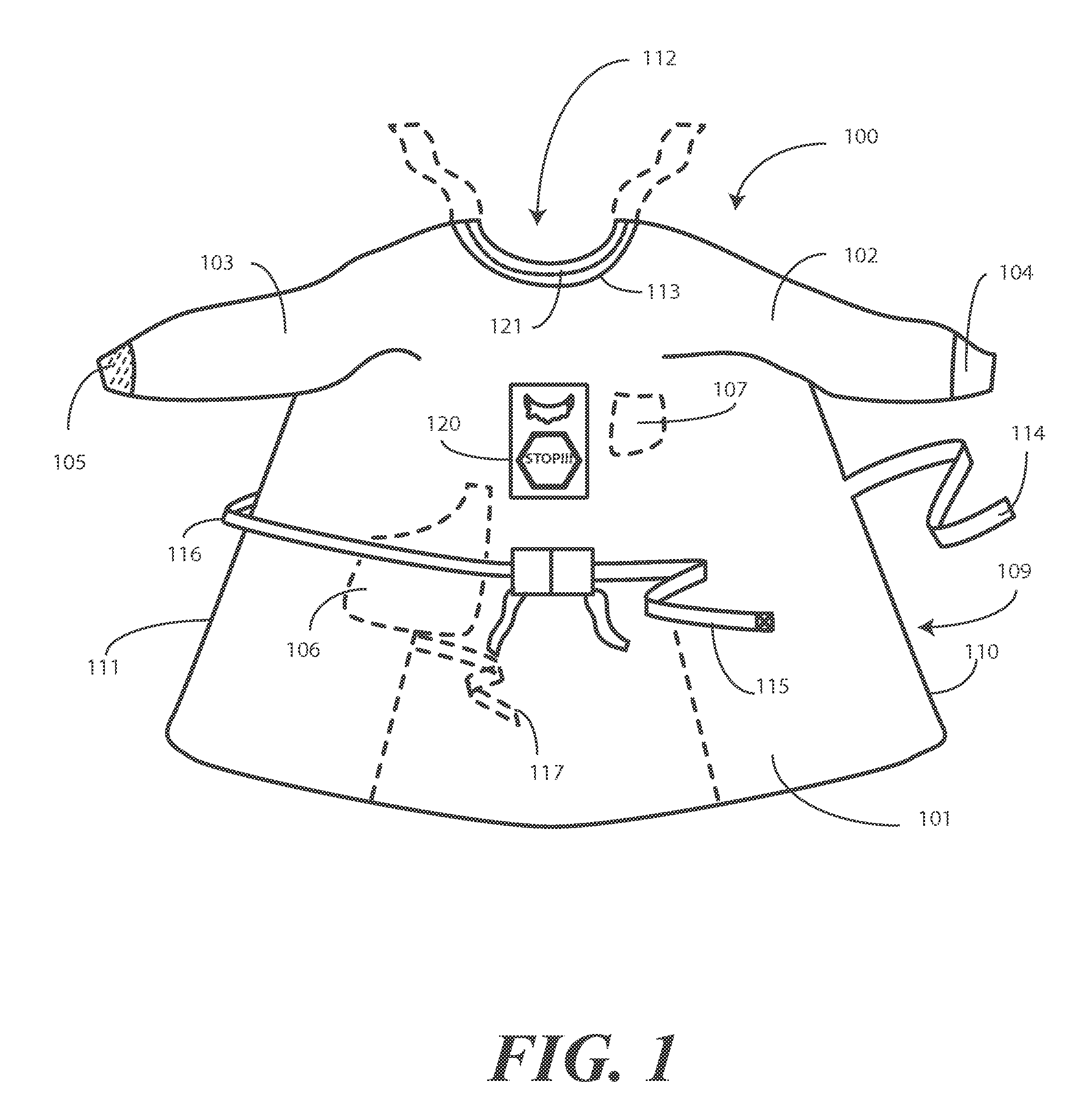 Surgical Gown Configured for Prevention of Improper Medical Procedures