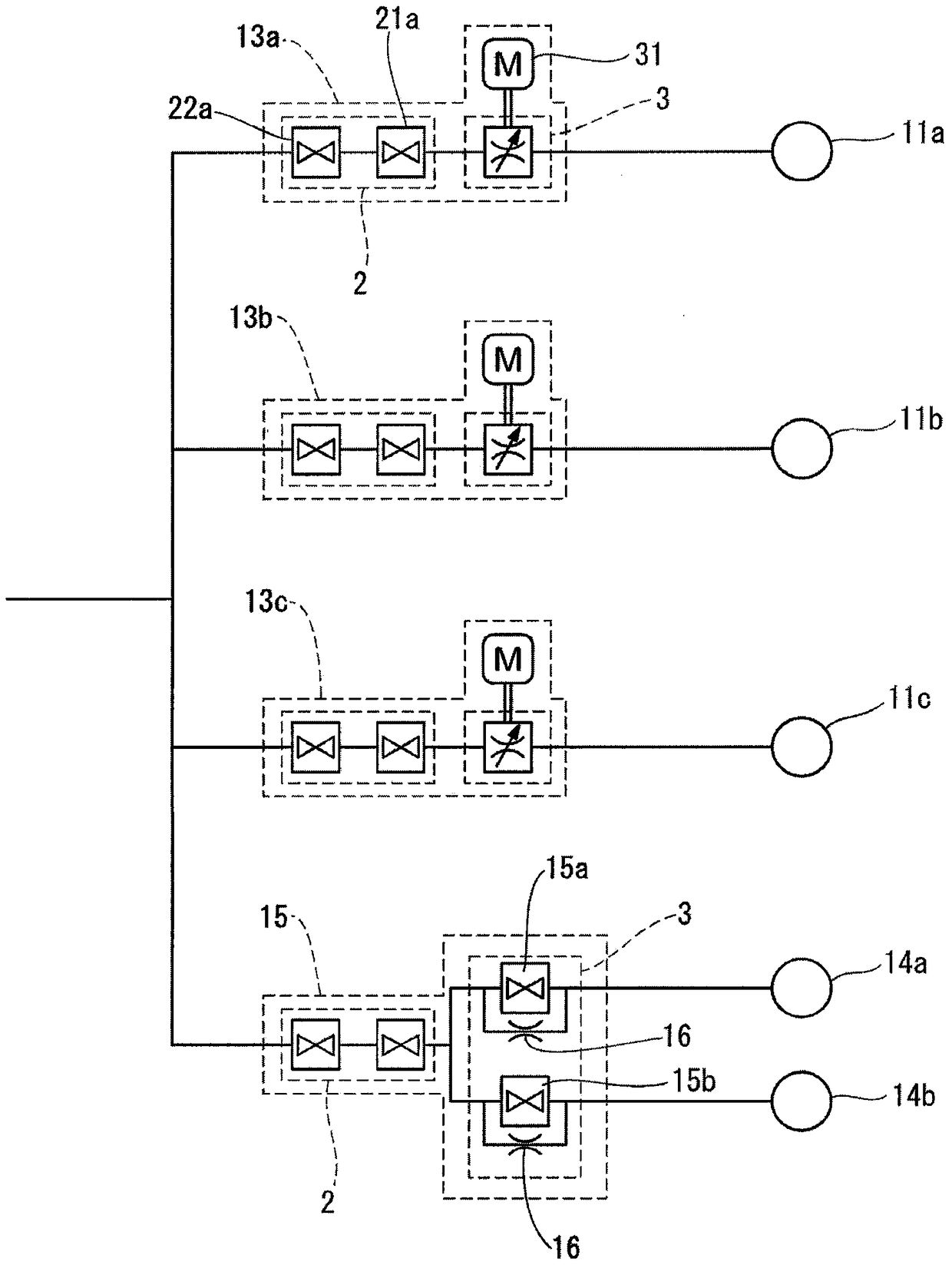 Fire adjustment device